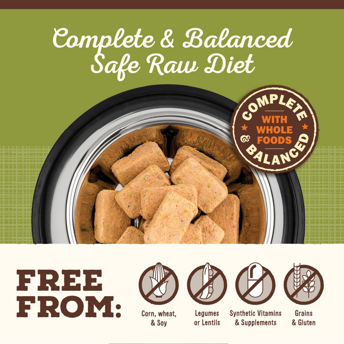 Primal Freeze-Dried Raw Nuggets Lamb Dog Food