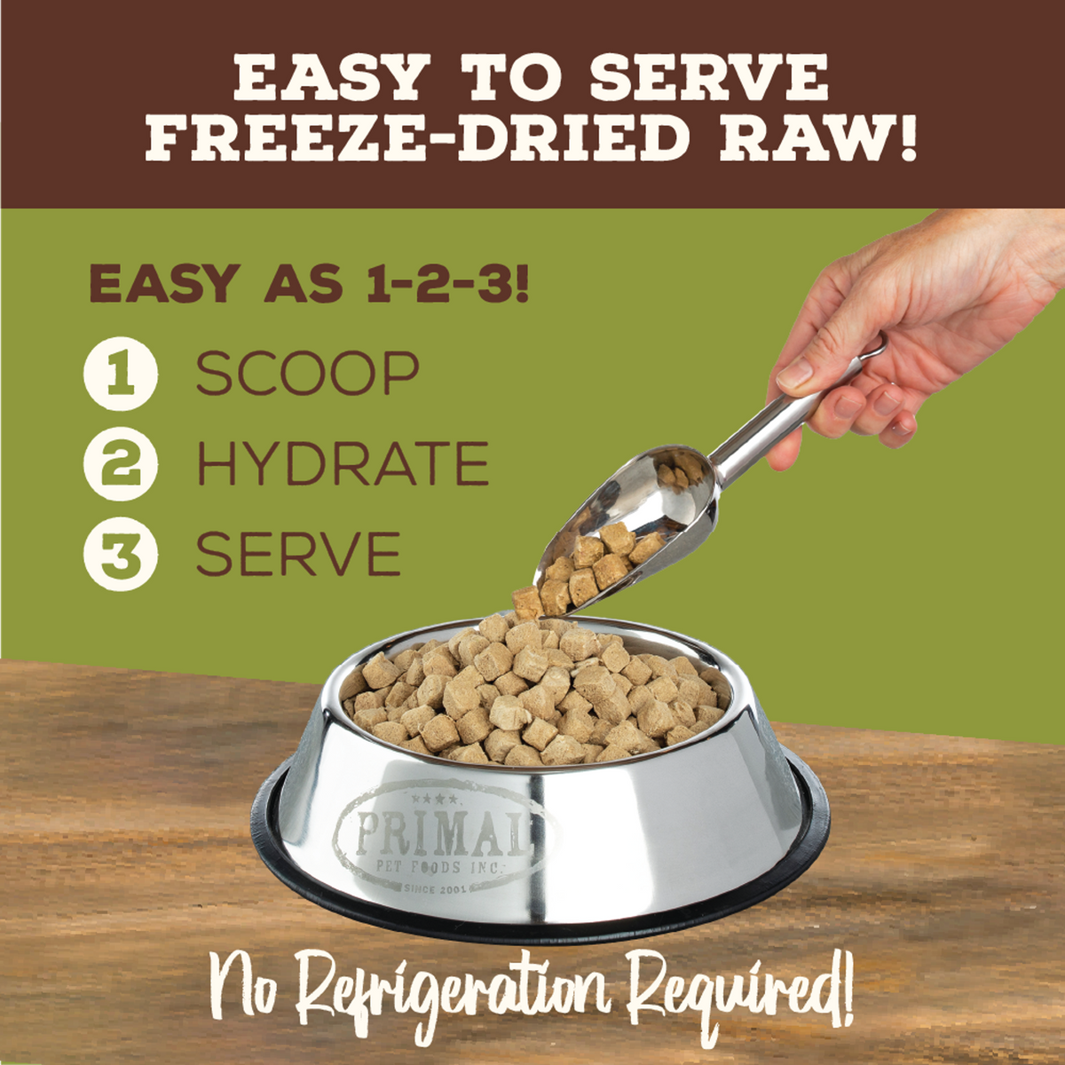 Primal Freeze-Dried Raw Pronto Lamb Dog Food