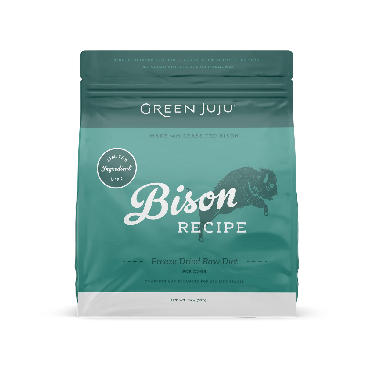 Green Juju Freeze-Dried Raw Bison Dog Food