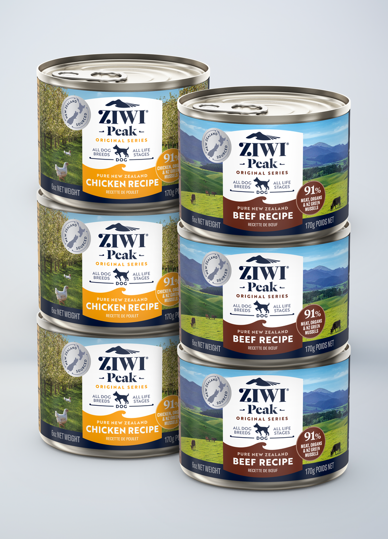 Ziwi Peak Variety Pack Beef &amp; Chicken Canned Dog Food