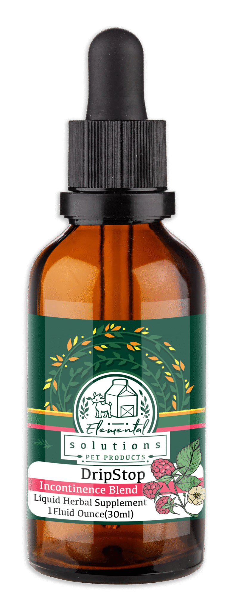 Solutions Pet Products Drip Stop Liquid Herbal Supplement for Dogs &amp; Cats