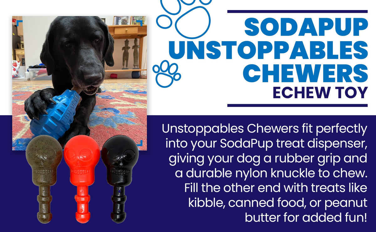 SodaPup Unstoppables Chewers for SodaPup Rubber Treat Dispensers