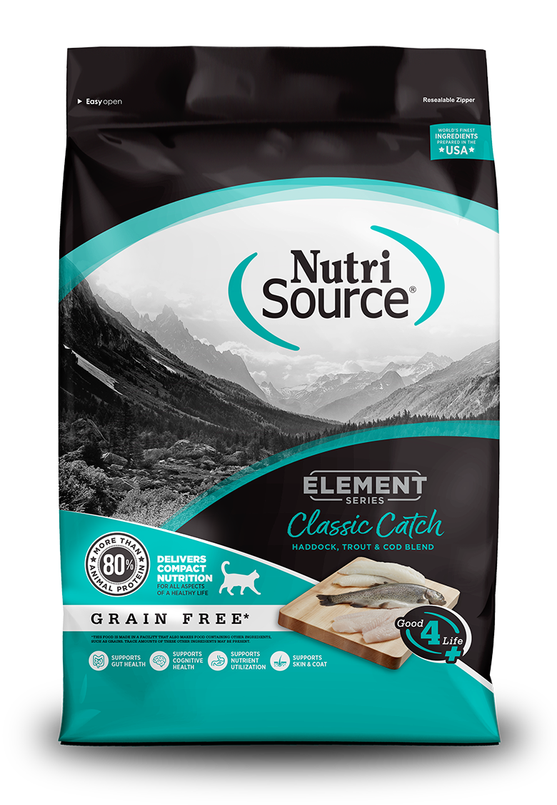 NutriSource Element Series Classic Catch Grain Free Cat Food