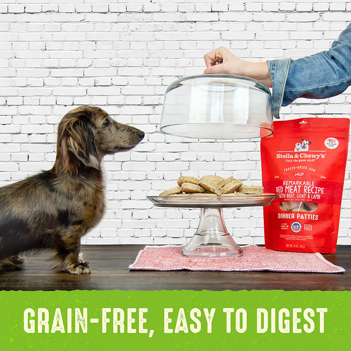 Stella &amp; Chewy&#39;s Freeze-Dried Raw Duck Duck Goose Dinner Patties Dog Food