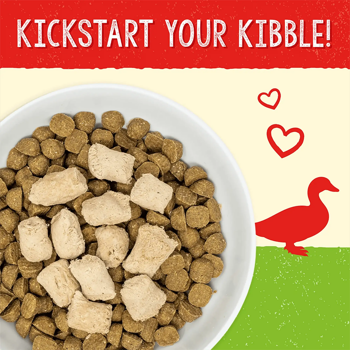 Stella &amp; Chewy&#39;s Freeze-Dried Raw Duck Duck Goose Meal Mixers Dog Food Topper