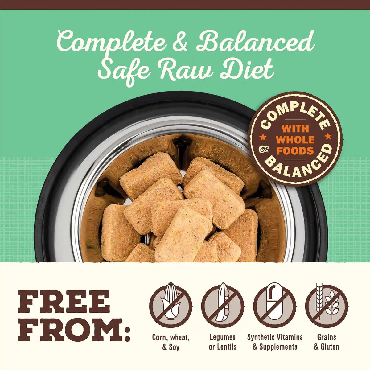 Primal Freeze-Dried Raw Nuggets Chicken Dog Food