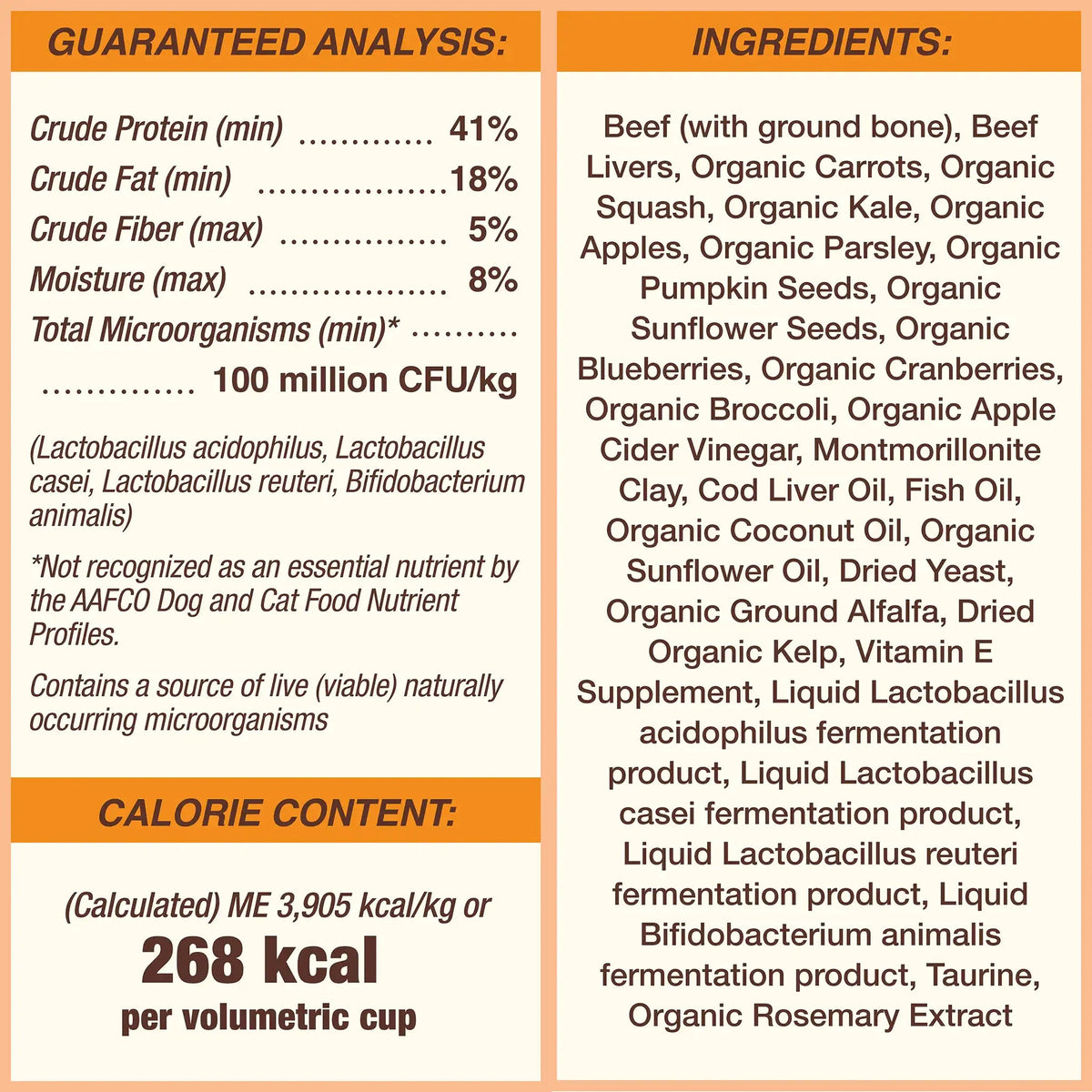Primal Freeze-Dried Raw Pronto Beef Dog Food