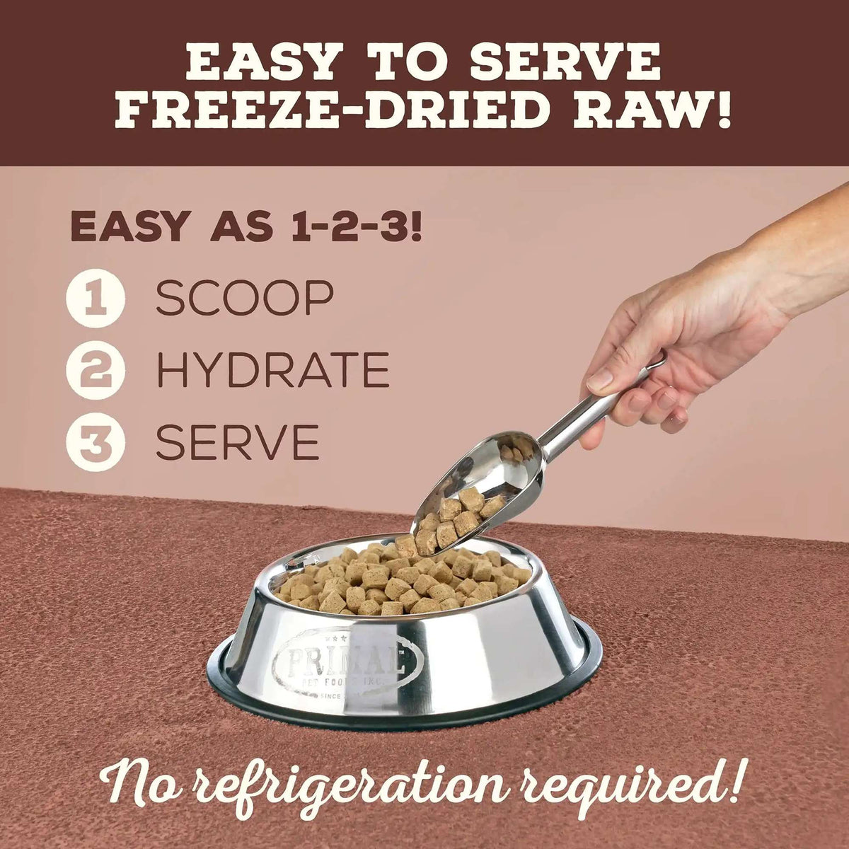Primal Freeze-Dried Raw Pronto Pork Dog Food