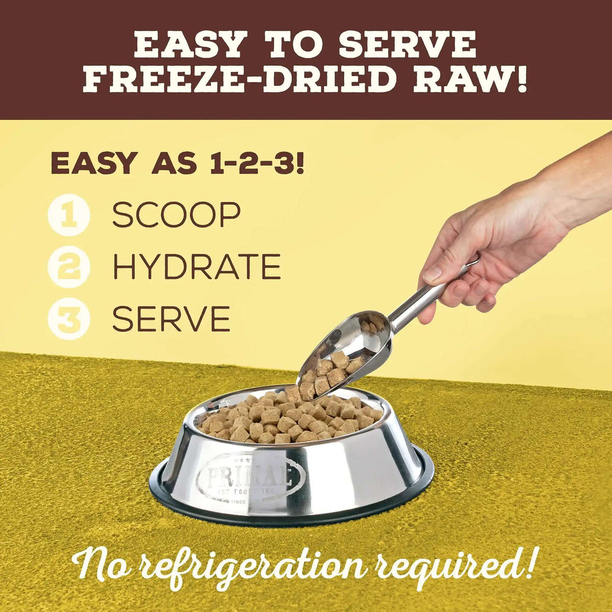 Primal Freeze-Dried Raw Pronto Puppy Dog Food