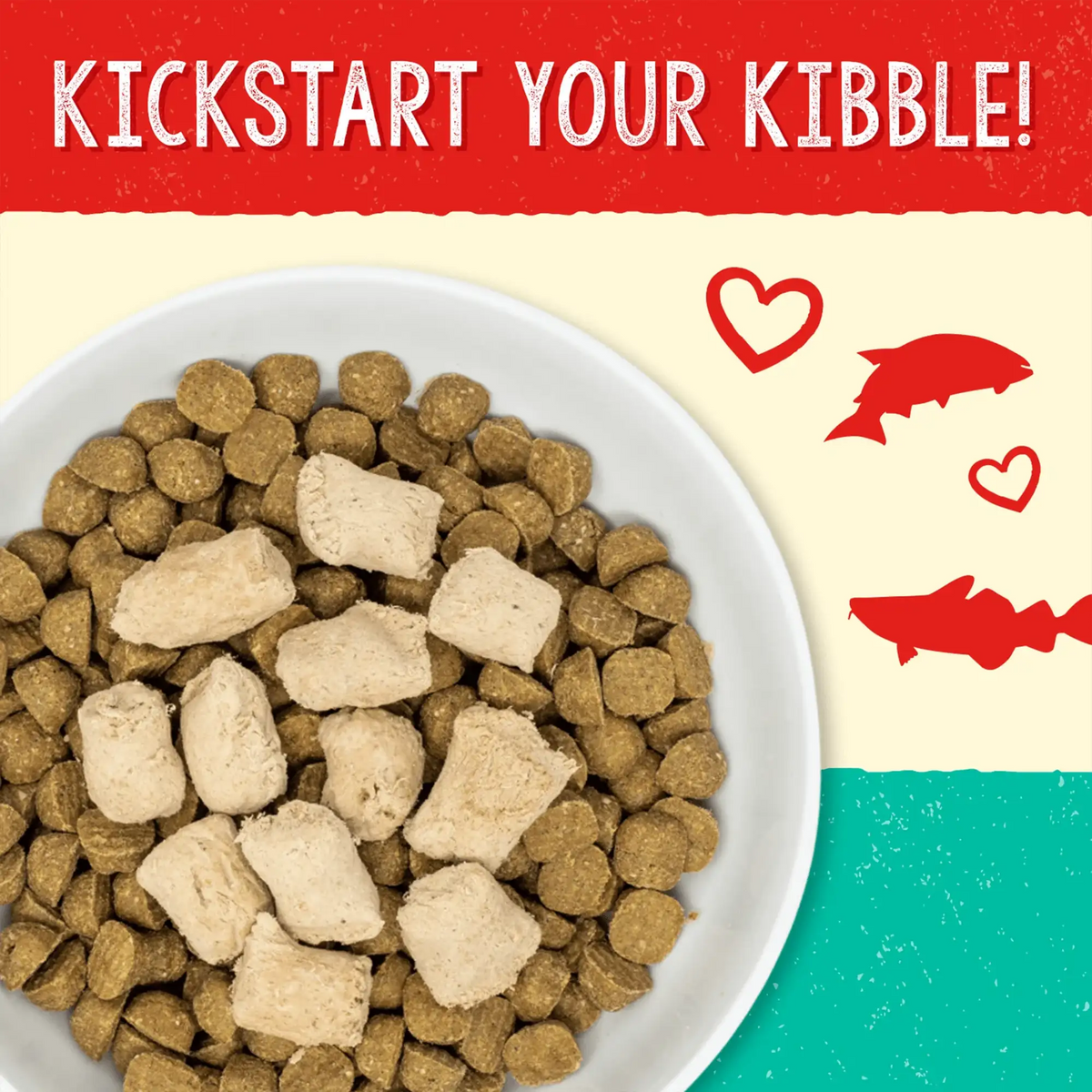 Stella &amp; Chewy&#39;s Freeze-Dried Raw Savory Salmon &amp; Cod Meal Mixers Dog Food Topper