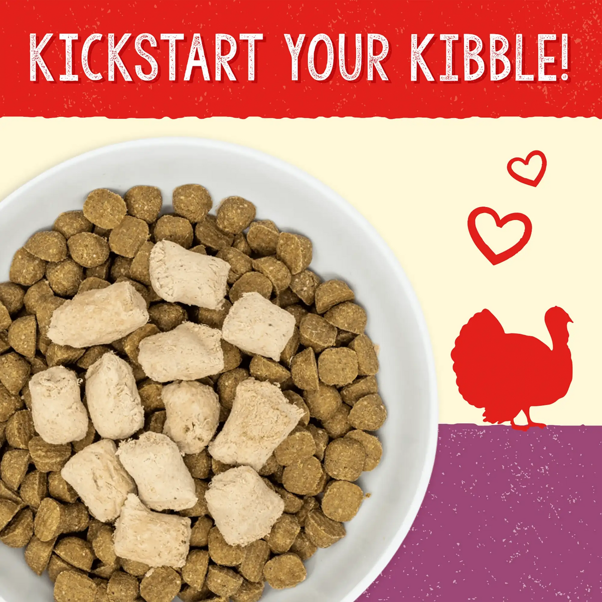 Stella &amp; Chewy&#39;s Freeze-Dried Raw Tantalizing Turkey Meal Mixers Dog Food Topper