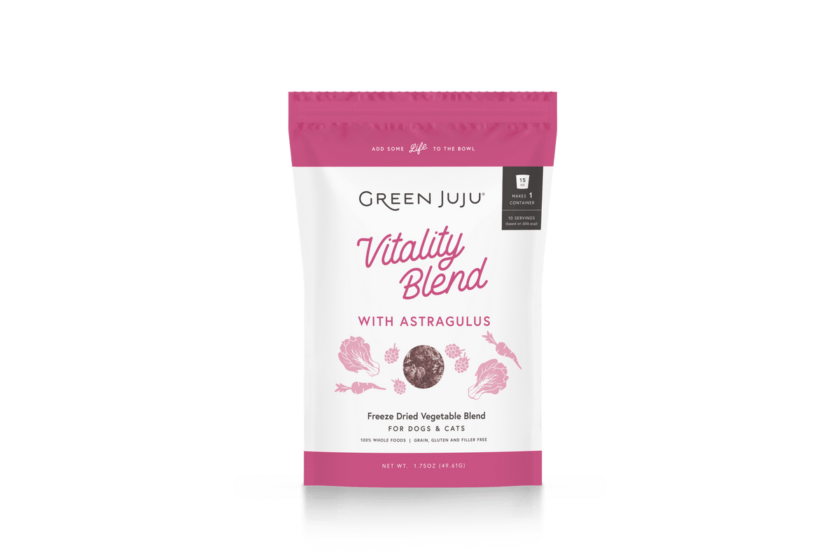 Green Juju Freeze-Dried Raw Vitality Blend with Astragalus for Dogs &amp; Cats