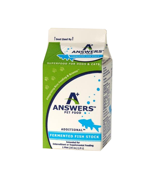 Answers Dog &amp; Cat Frozen Fermented Fish Stock