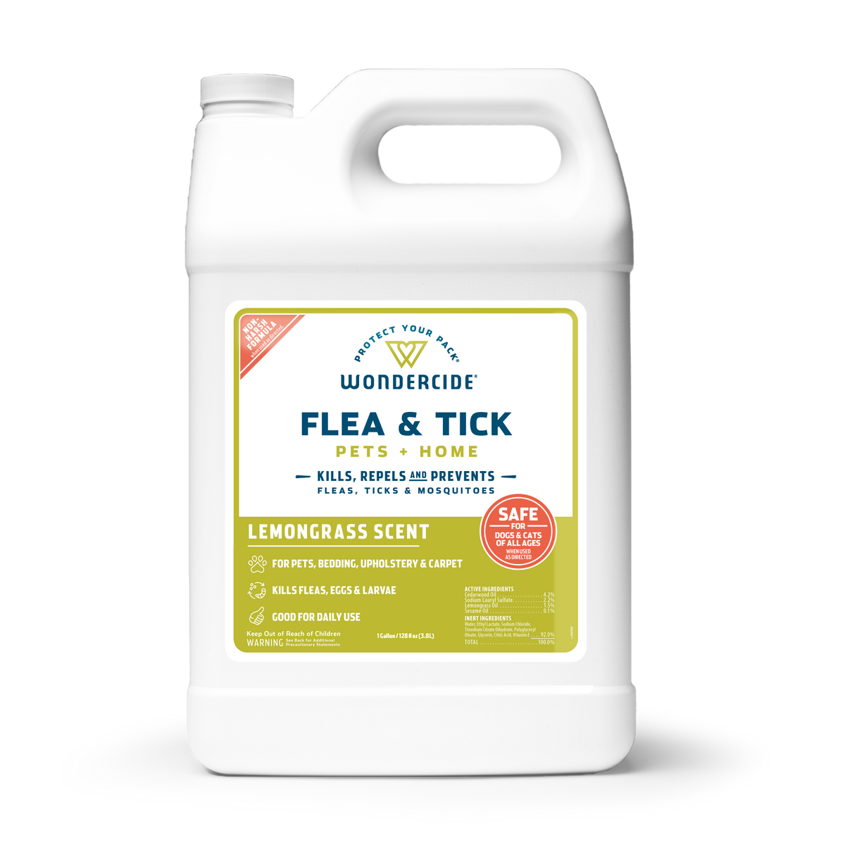 Wondercide Dog & Cat Flea & Tick Pets + Home Lemongrass Scent