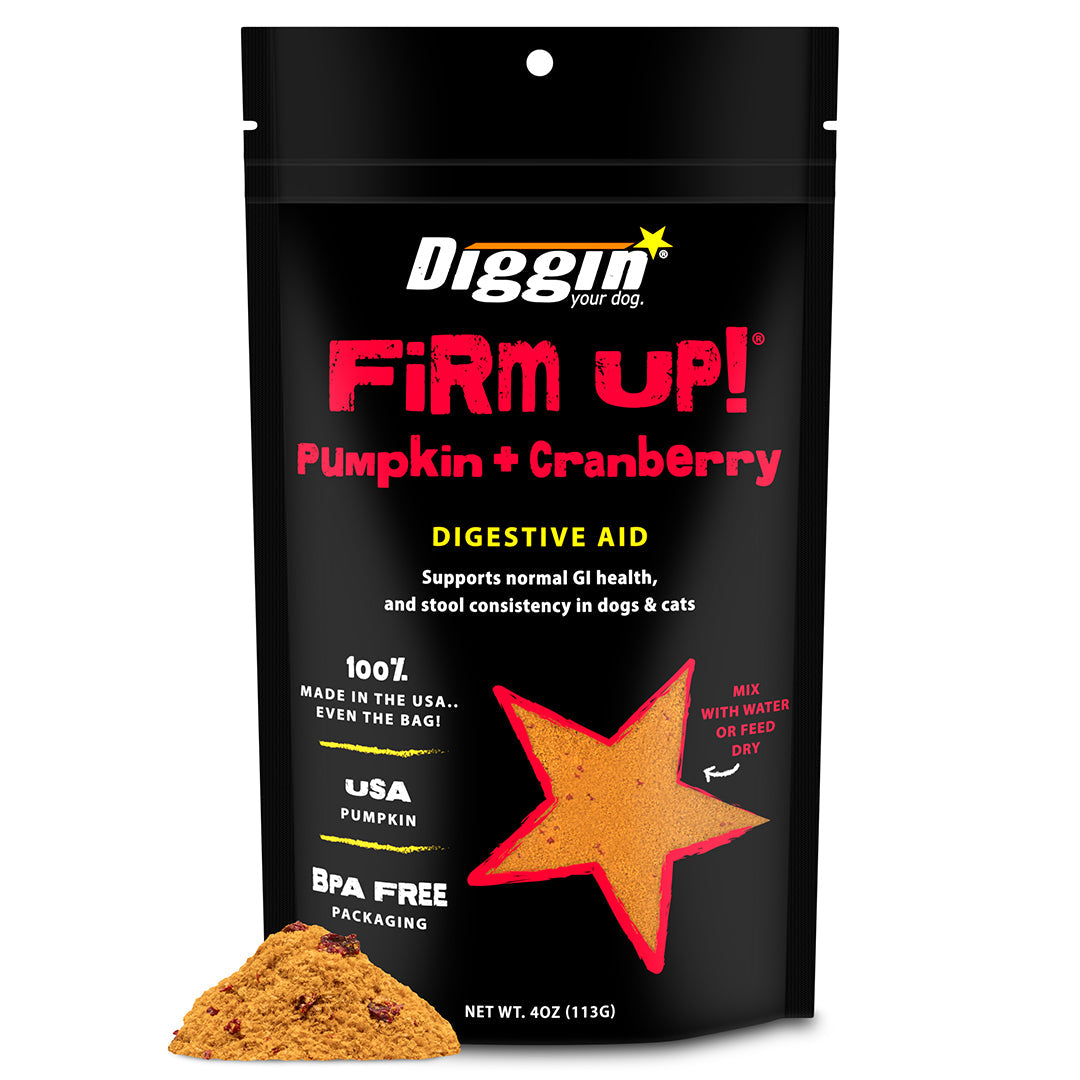 Diggin Your Dog Firm Up! Cranberry Supplement for Dogs