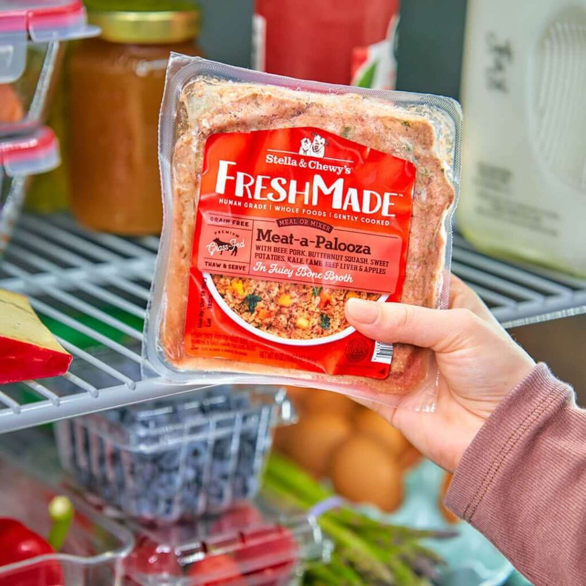 Stella &amp; Chewy&#39;s FreshMade Meat-a-Palooza Gently Cooked Dog Food