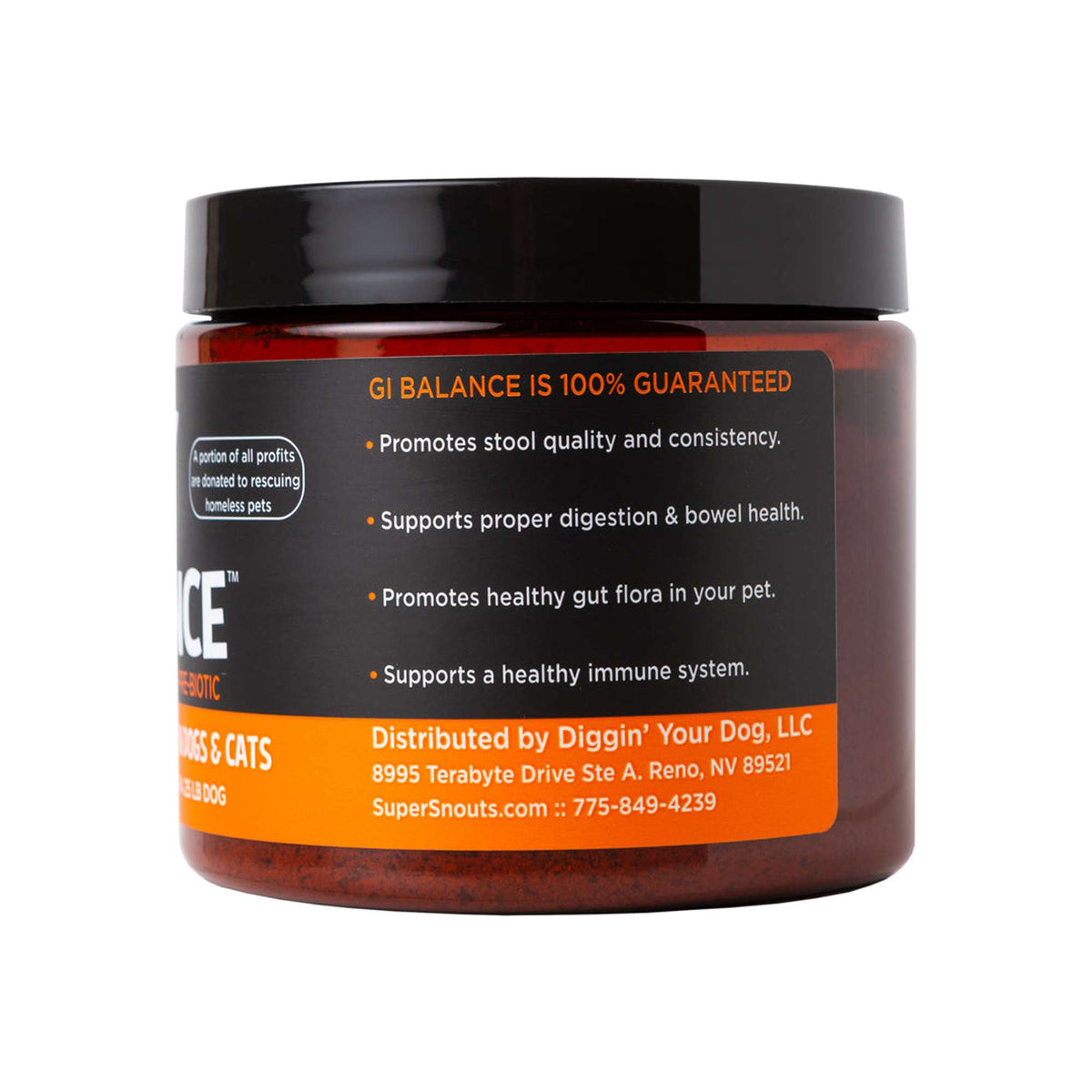 Super Snouts GI Balance Digestive Supplement for Dogs &amp; Cats