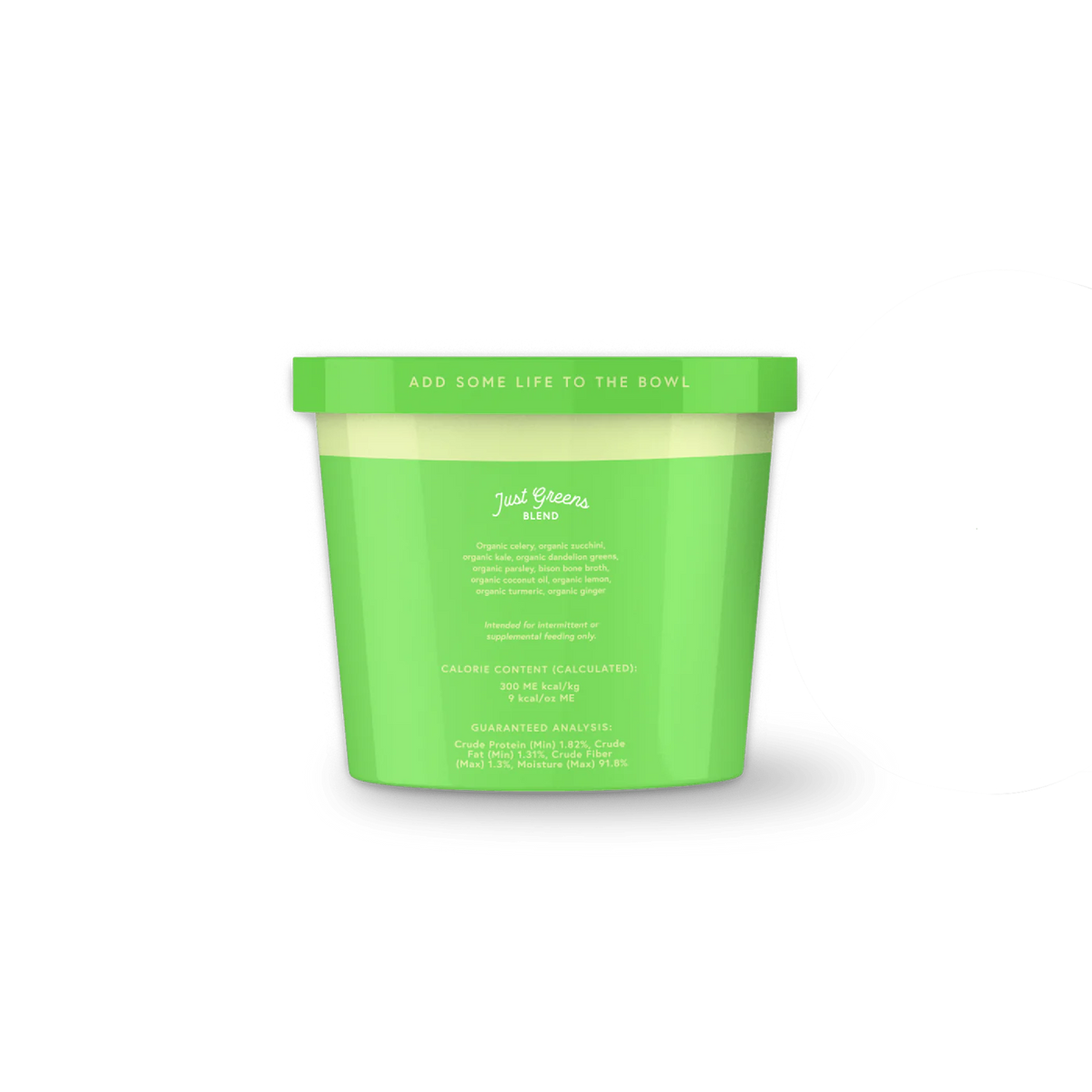 Green Juju Just Greens Frozen Dog Supplement