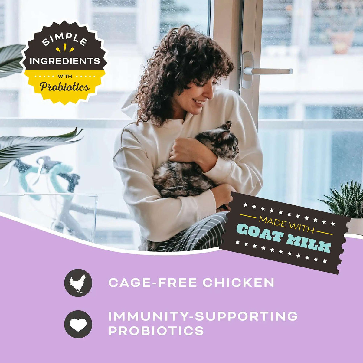 Primal The G.O.A.T Freeze-Dried Chicken &amp; Goat Milk Cat Treats