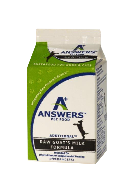Answers Dog &amp; Cat Frozen Raw Goat&#39;s Milk