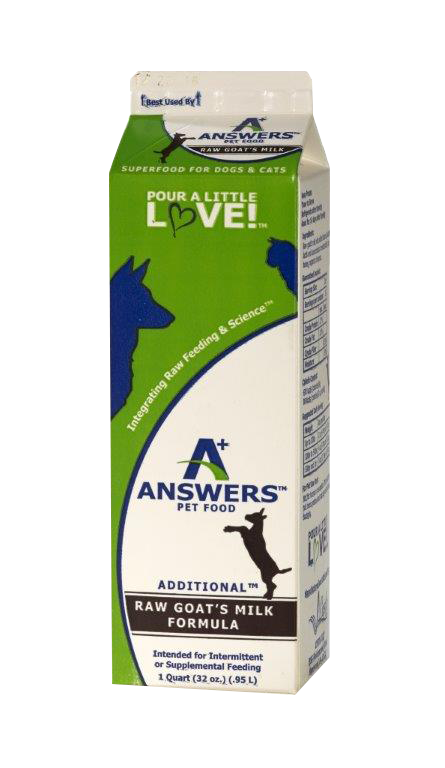 Answers Dog &amp; Cat Frozen Raw Goat&#39;s Milk