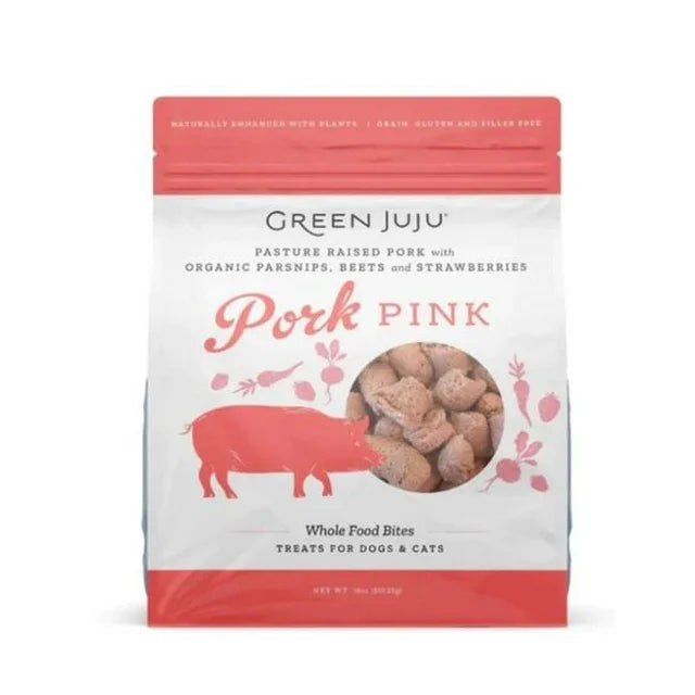 Green Juju Freeze-Dried Pink Pork Dog &amp; Cat Whole Food Bites