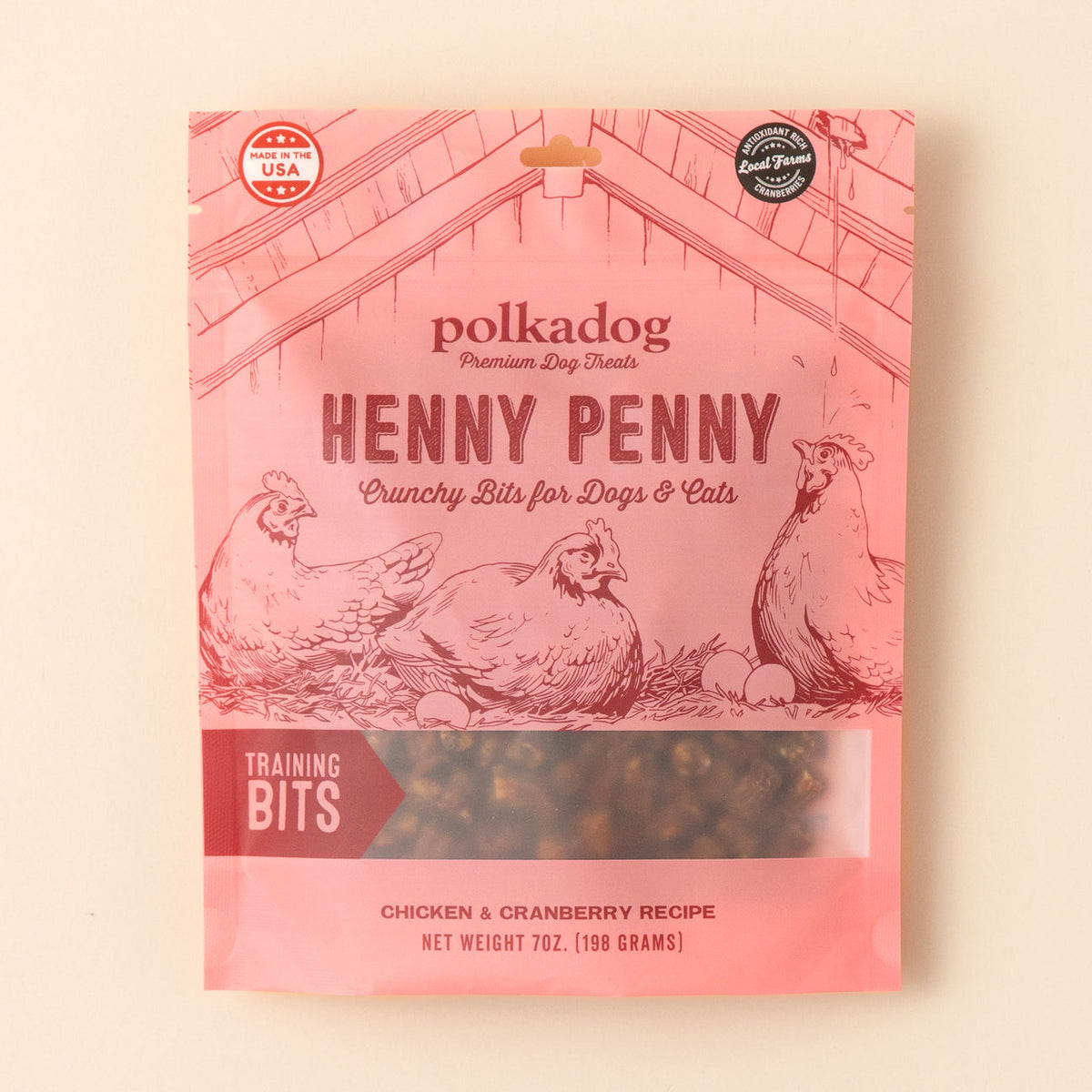 Polkadog Bakery Henny Penny Crunchy Dog &amp; Cat Treats
