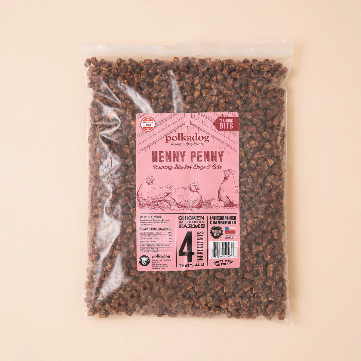 Polkadog Bakery Henny Penny Crunchy Dog &amp; Cat Treats