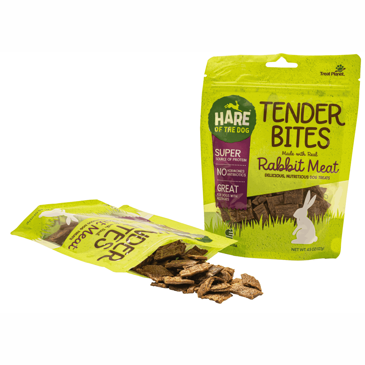 Hare of the Dog Rabbit Tender Bites Dog Treats