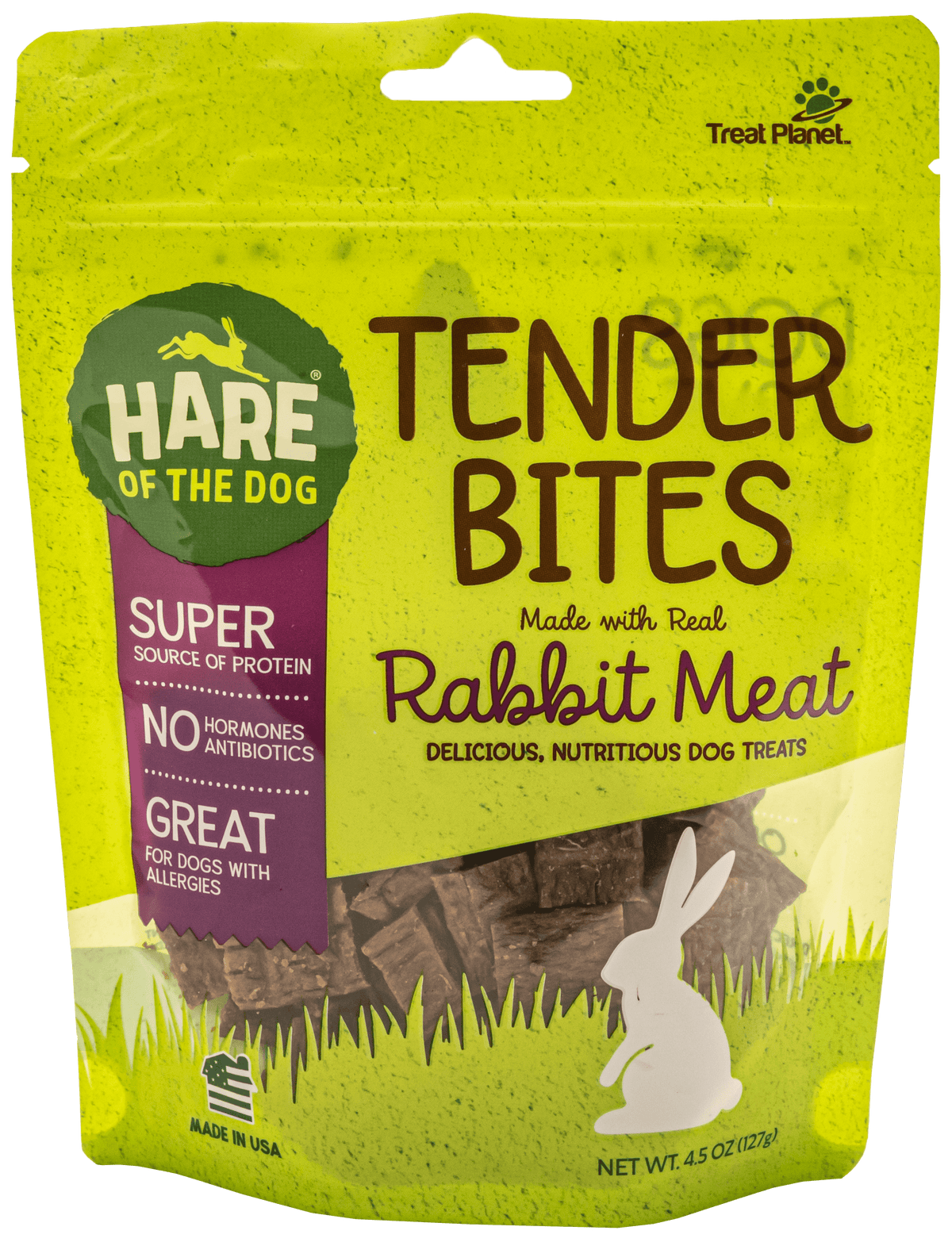 Hare of the Dog Rabbit Tender Bites Dog Treats