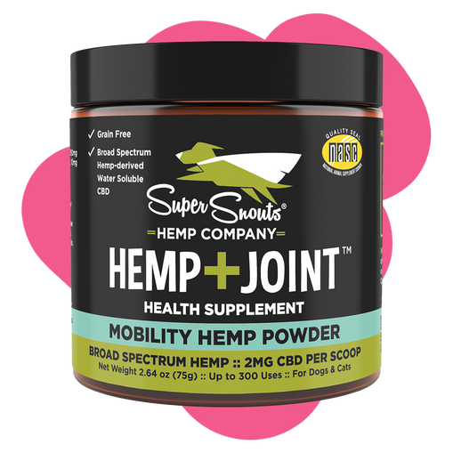 Super Snouts Hemp+Joint Mobility Hemp Powder Dog &amp; Cat Supplement