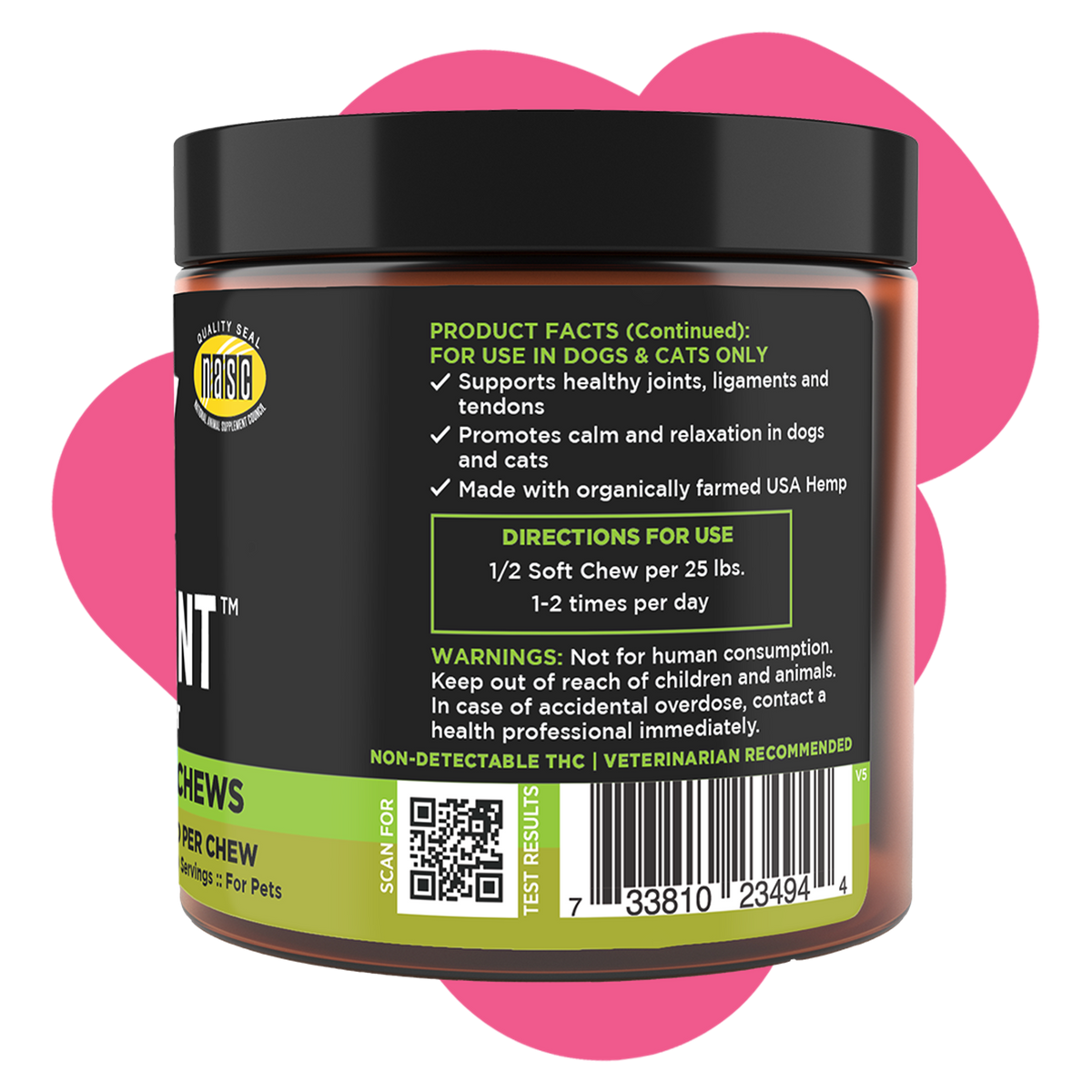 Super Snout Hemp Hemp+Joint Mobility Chews for Dogs &amp; Cats