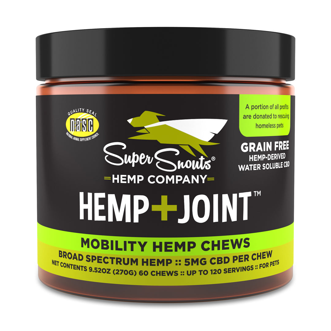 Super Snout Hemp Hemp+Joint Mobility Chews for Dogs &amp; Cats