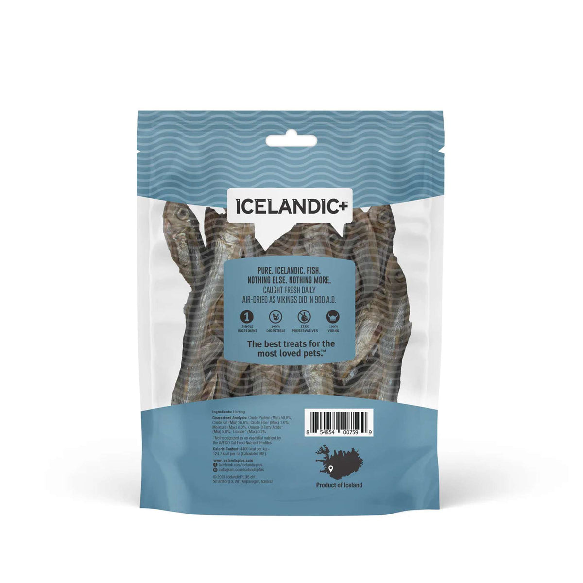 Icelandic+ Herring Whole Fish Cat Treats