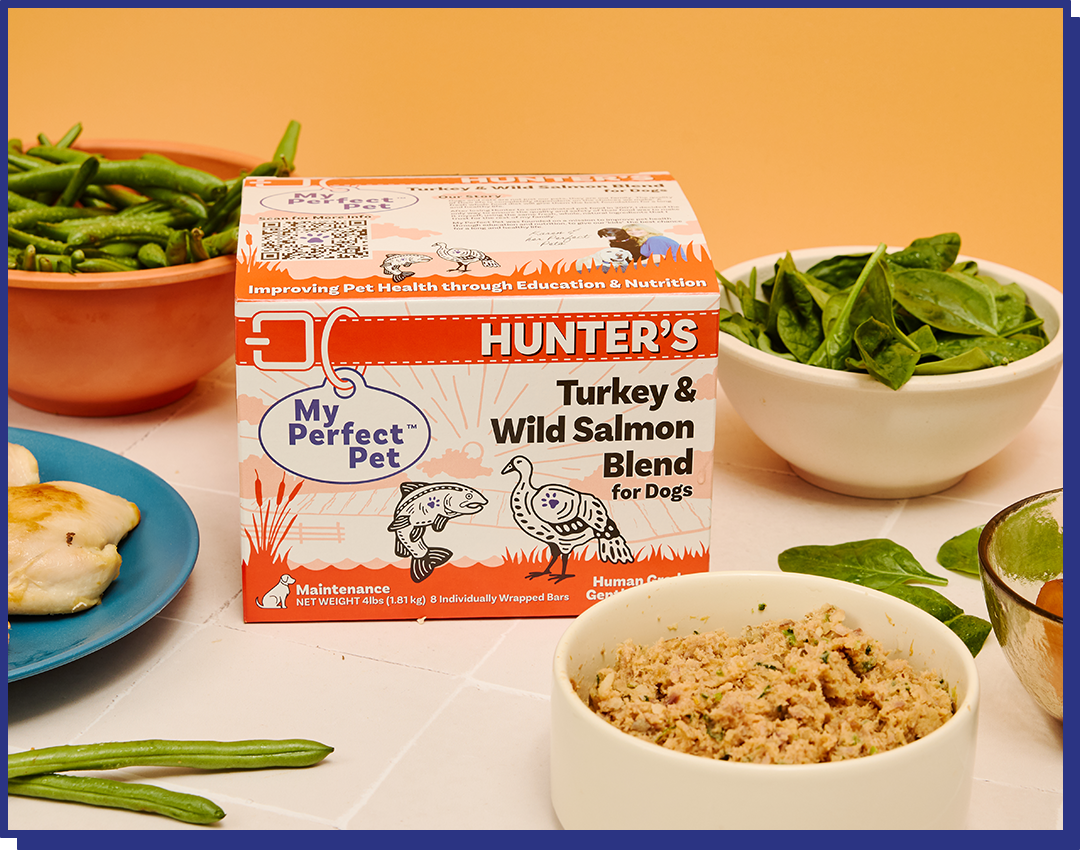 My Perfect Pet Gently Cooked Grain Free Hunter&#39;s Turkey &amp; Wild Salmon Blend Frozen Dog Food
