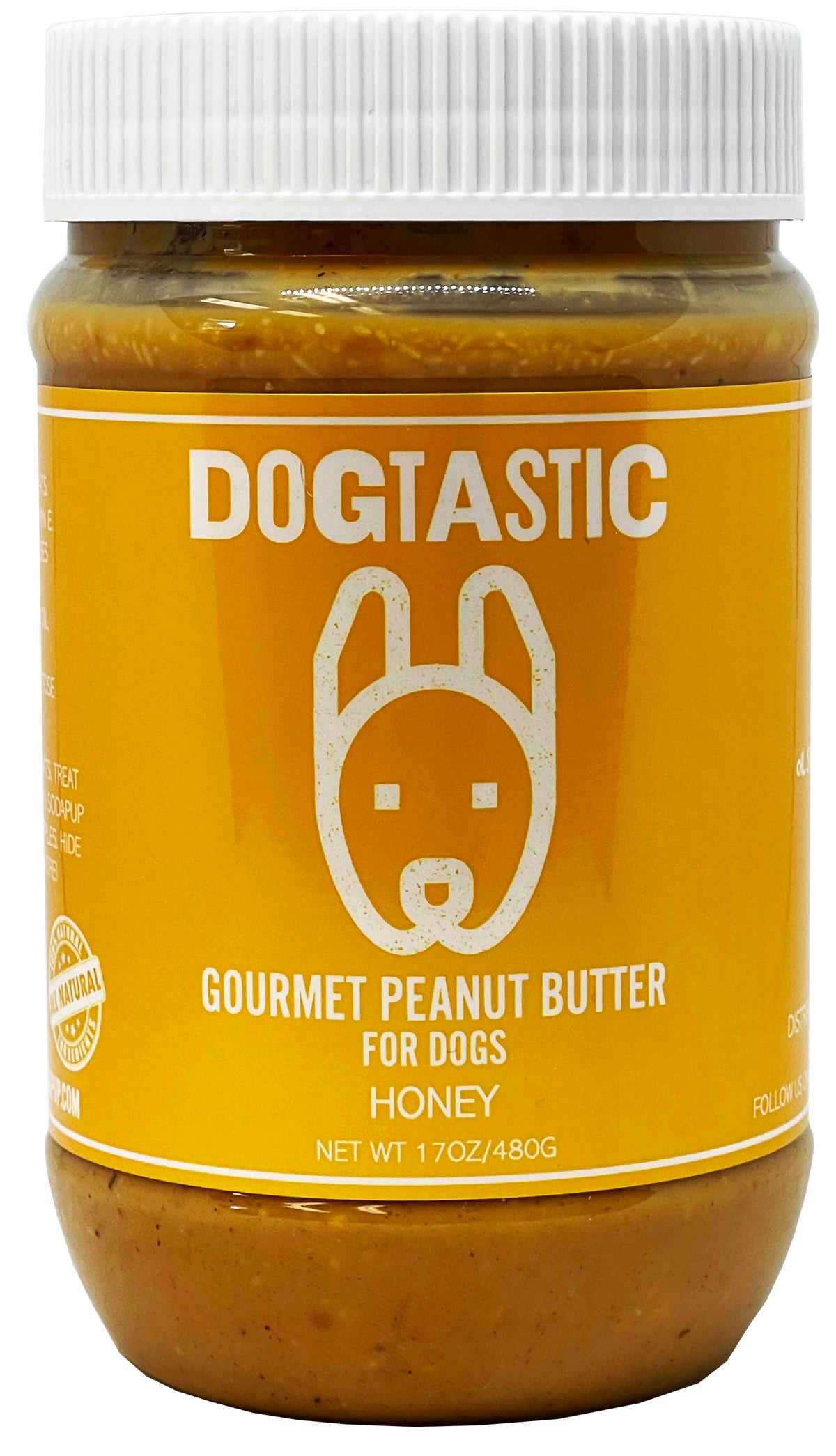 SodaPup Dogtastic Gourmet Peanut Butter for Dogs - Honey Flavor
