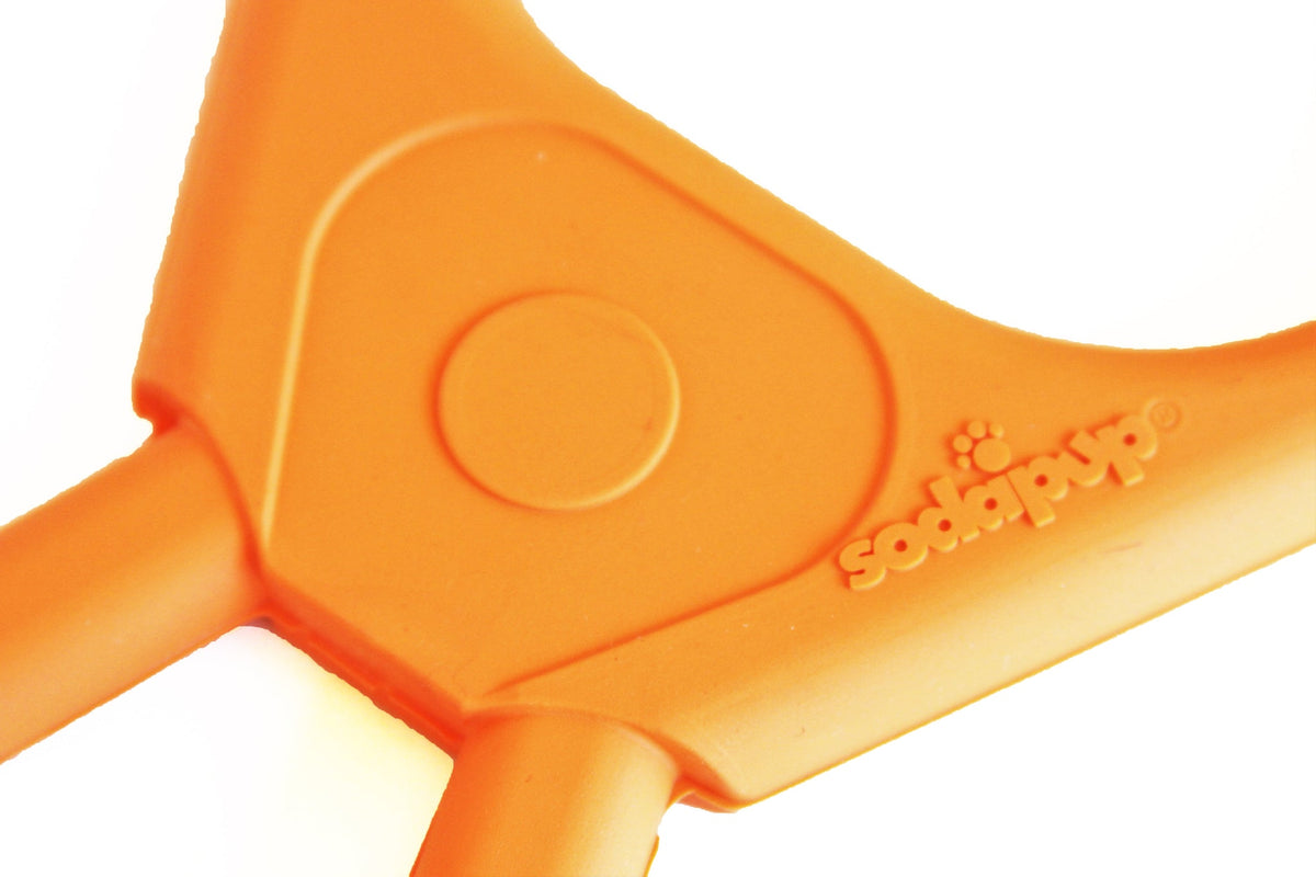 SodaPup Pop Top Rubber Tug Toy for Interactive Play