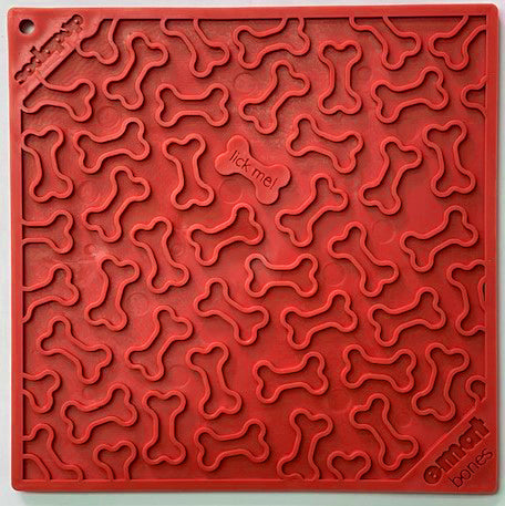 SodaPup Bones Design eMat Enrichment Lick Mat