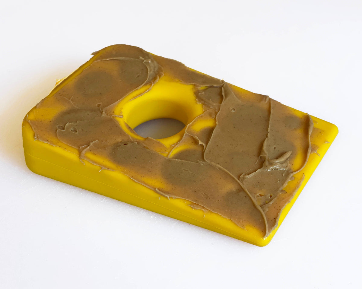 SodaPup Swiss Cheese Wedge Durable Nylon Dog Chew Toy