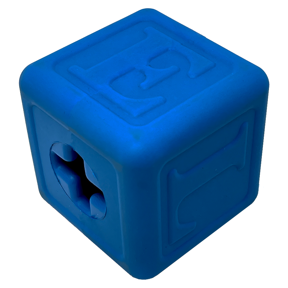 SodaPup Love Cube Durable Rubber Chew Toy & Treat Dispenser