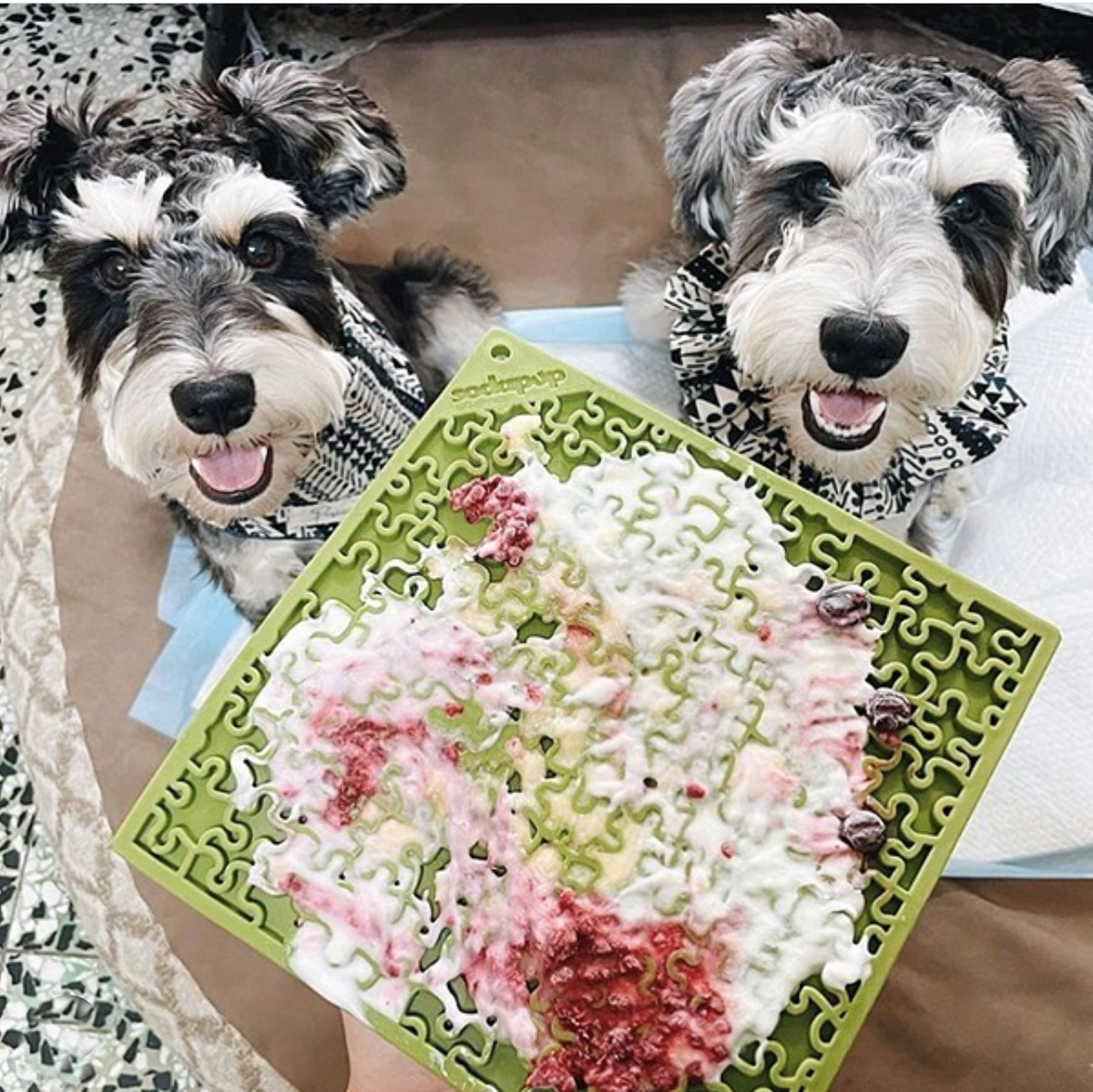 SodaPup Jigsaw Design eMat Enrichment Lick Mat