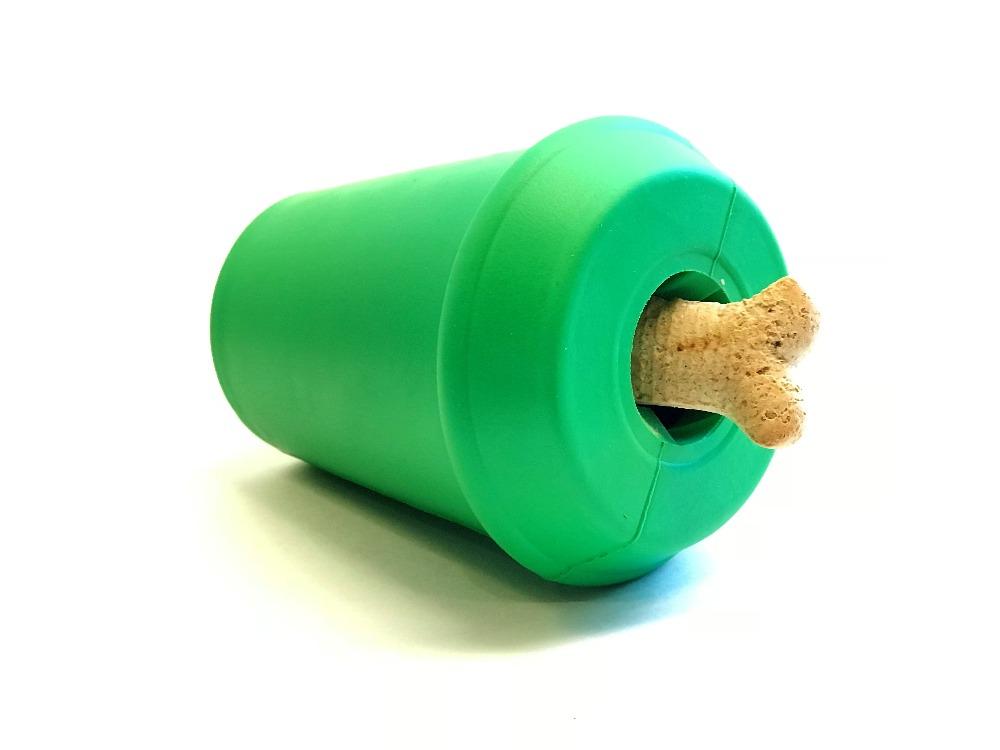 SodaPup Coffee Cup Durable Rubber Chew Toy and Treat Dispenser