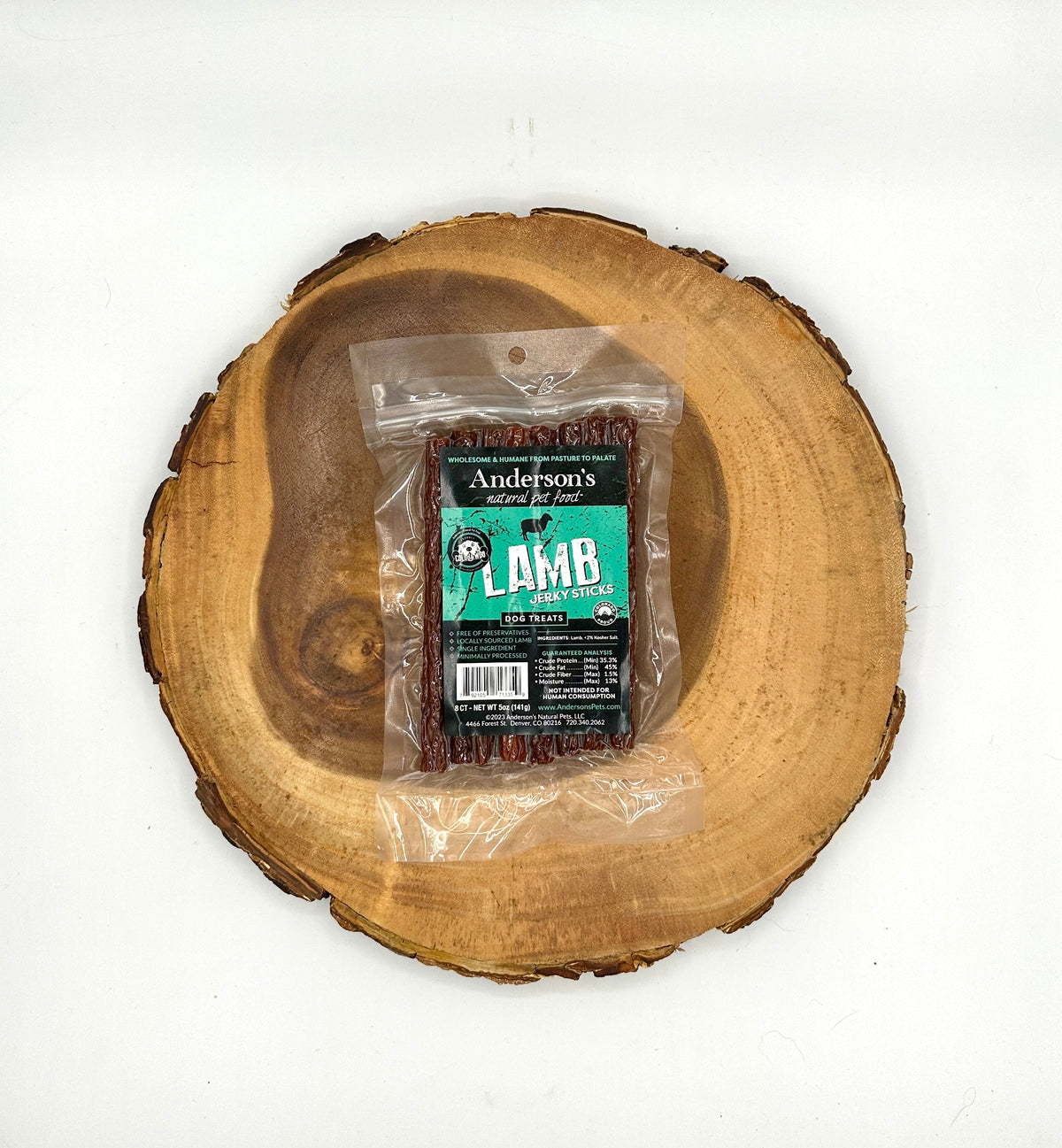 Anderson&#39;s Colorado Pasture-Raised Lamb Jerky Sticks Dog Treats