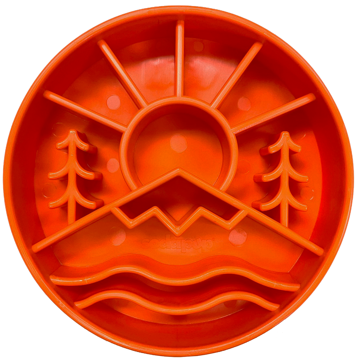 SodaPup Great Outdoors Design eBowl Enrichment Slow Feeder Bowl for Dogs