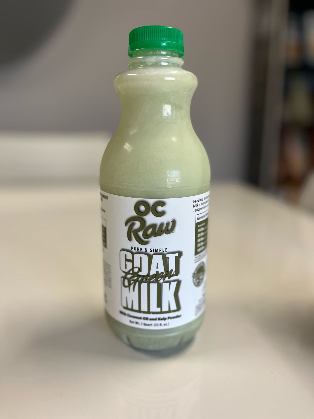 OC Raw Pure &amp; Simple Frozen Green Goat Milk for Dogs