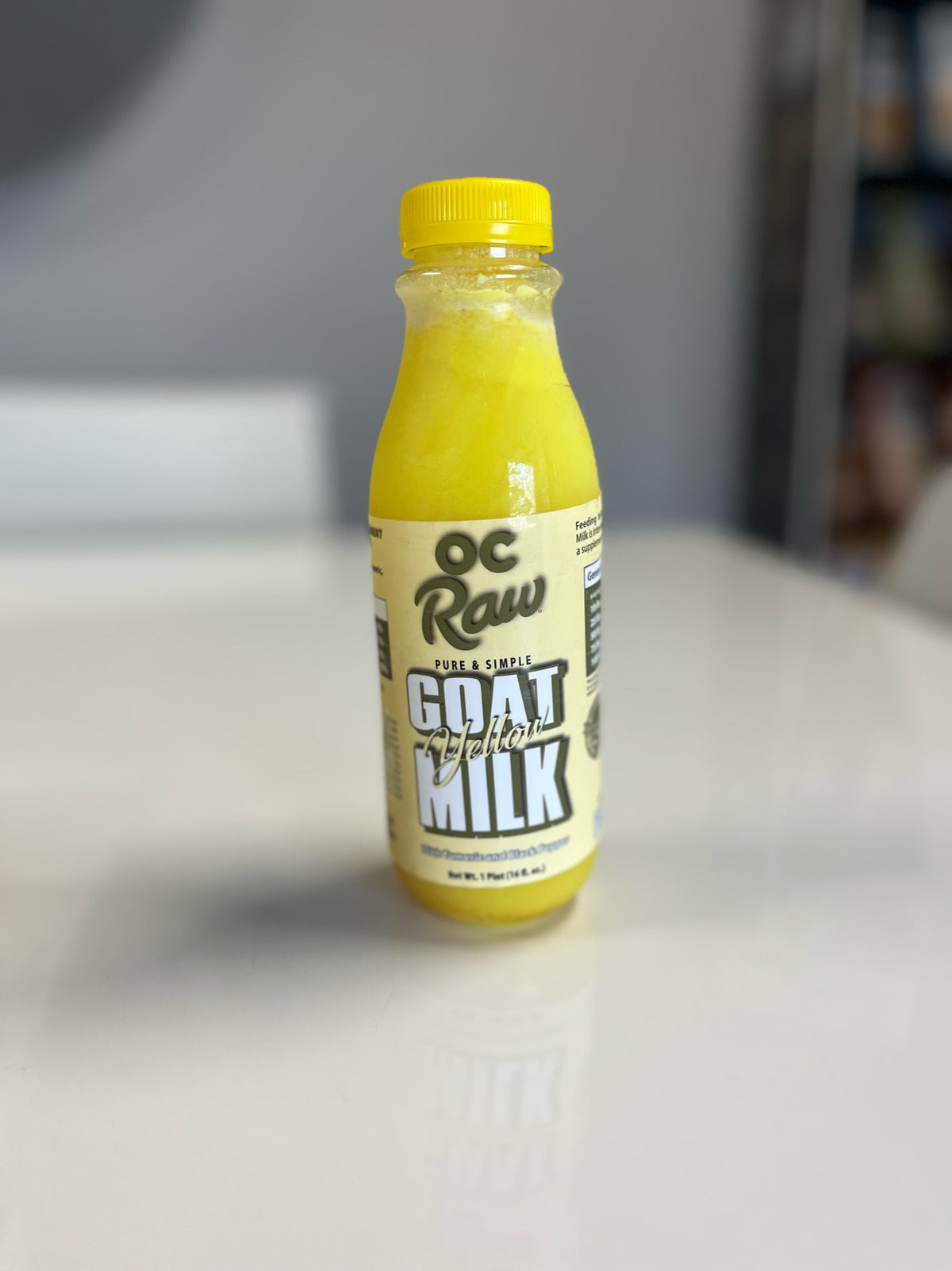 OC Raw Frozen Pure &amp; Simple Yellow Goat Milk for Dogs