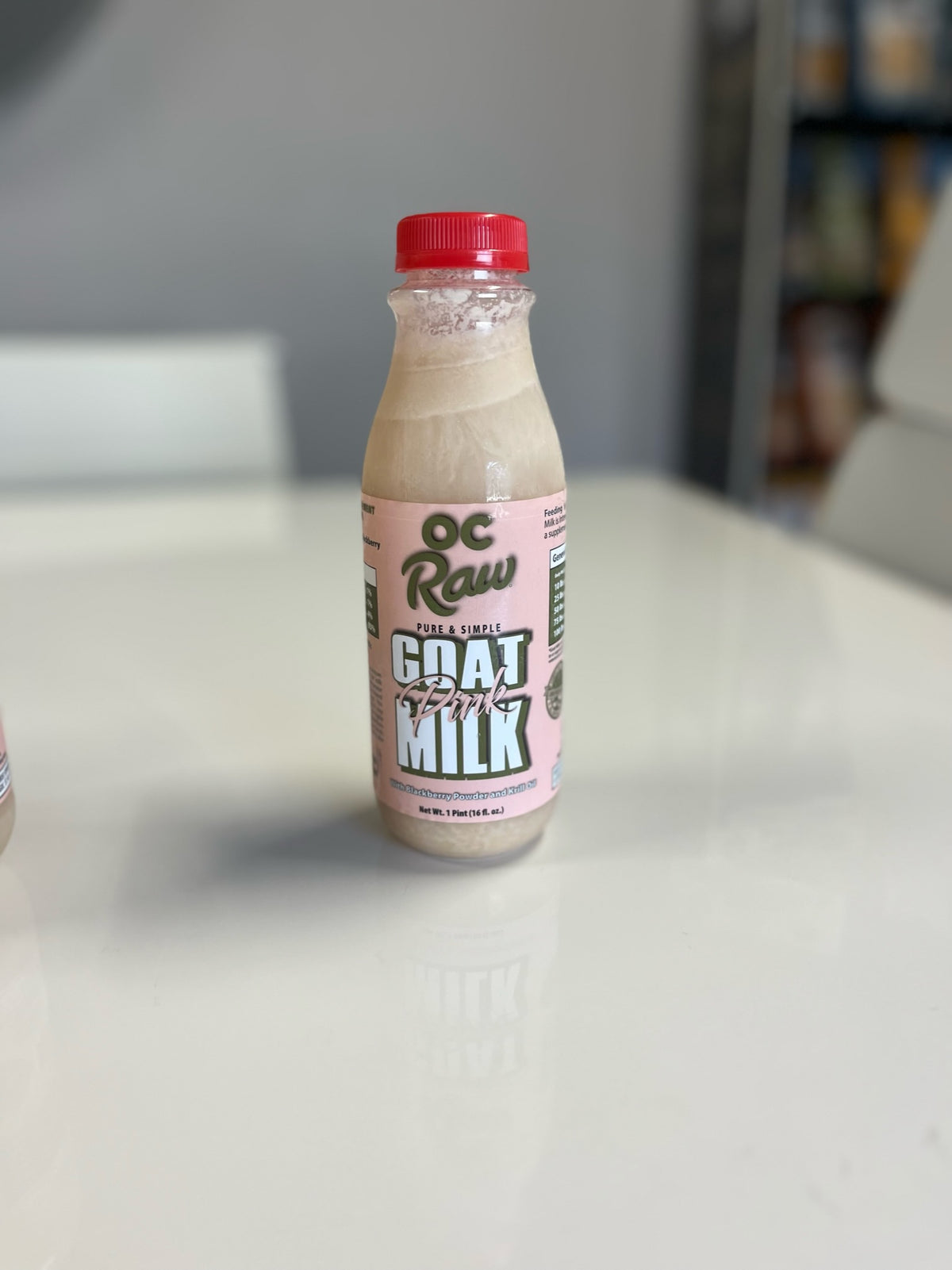 OC Raw Frozen Pure &amp; Simple Pink Goat Milk for Dogs