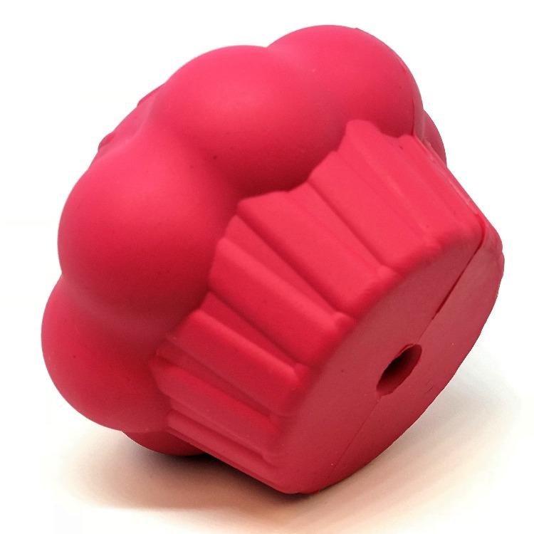 SodaPup Cupcake Durable Rubber Chew Toy & Treat Dispenser