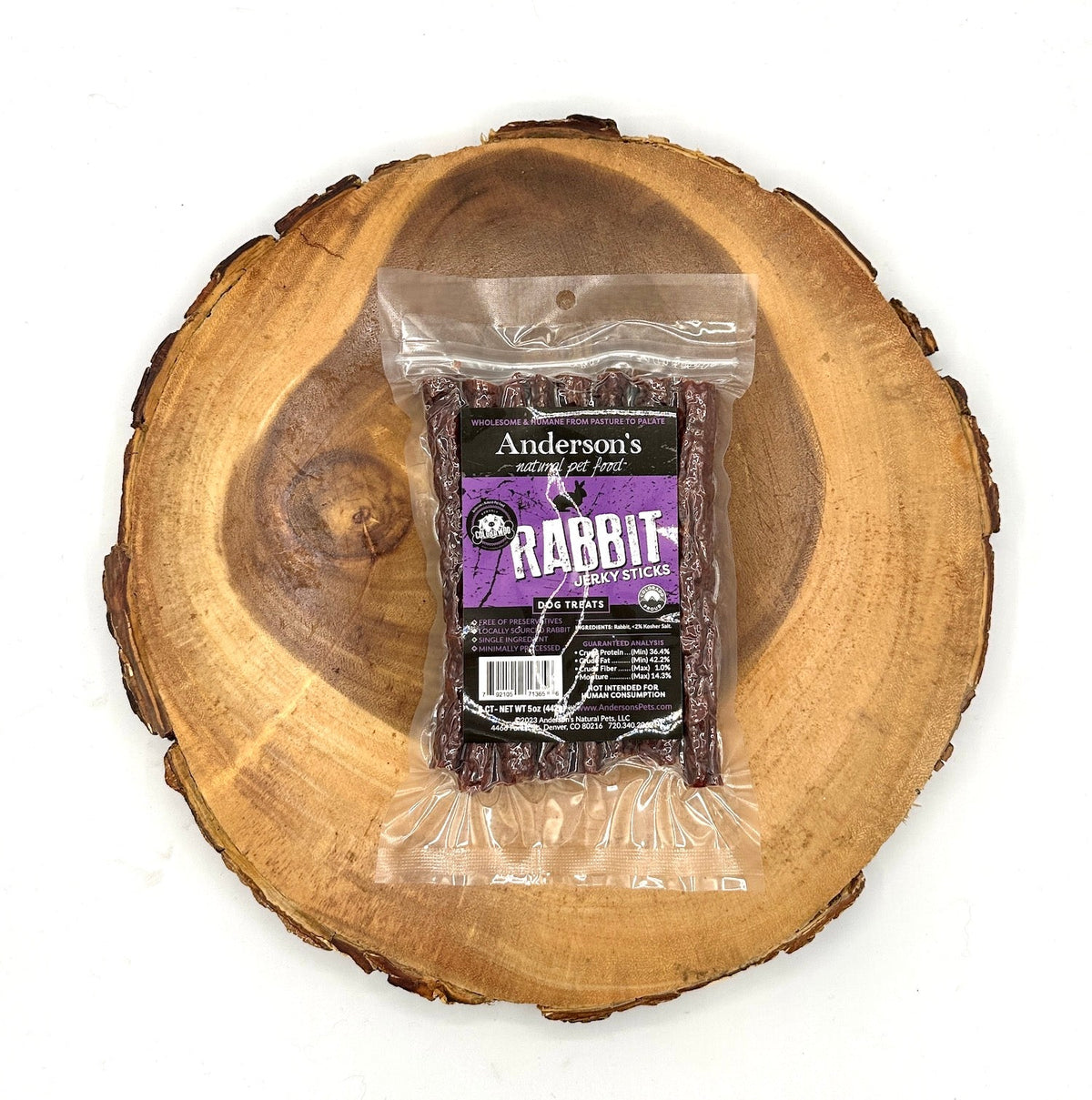 Anderson&#39;s Colorado Pasture-Raised Rabbit Jerky Sticks Dog Treats