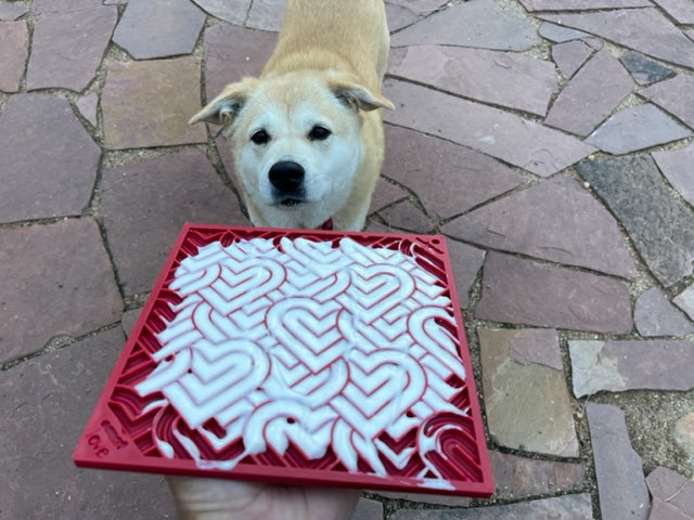 SodaPup Heart Design "Love" eMat Lick Mat